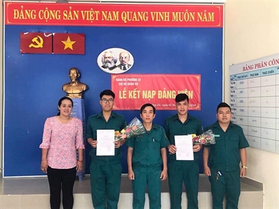 Phường 22, quận Bình Thạnh với công tác cử tuyển đảng viên nhập ngũ