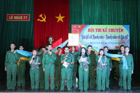 Lữ đoàn Phòng không 77: Hội thi kể chuyện “Bác Hồ với thanh niên, thanh niên với Bác Hồ”