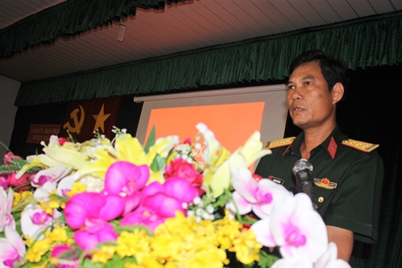 Ban chỉ huy Quân sự huyện Nhà Bè tập huấn công tác văn thư và phương pháp sử dụng thiết bị bay