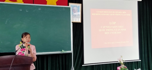 Ban CHQS huyện Hóc Môn bồi dưỡng kiến thức quốc phòng và an ninh đối tượng 4