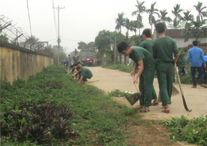 Tuổi trẻ Quân đội đã đóng góp hơn 3 triệu ngày công trong xây dựng nông thôn mới
