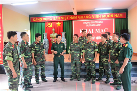 Bộ CHQS tỉnh Đồng Nai bồi dưỡng nghiệp vụ sĩ quan dự bị