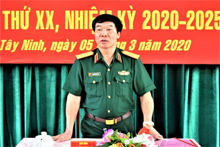 Kiểm tra hệ thống văn kiện chuẩn bị đại hội Đảng bộ Trung đoàn 5, nhiệm kỳ 2020 - 2025