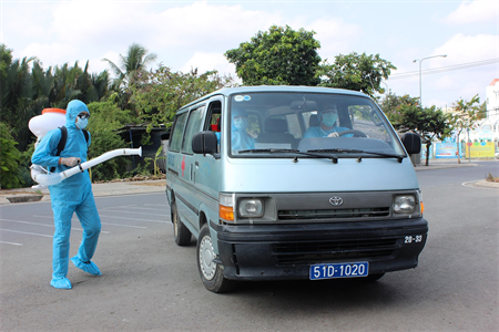 Ban CHQS huyện Nhà Bè diễn tập phòng, chống dịch bệnh Covid-19