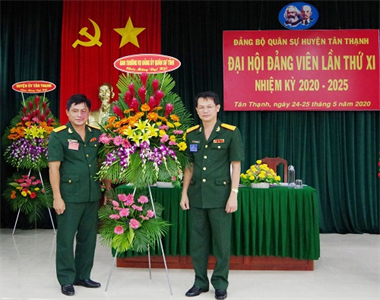 Đảng bộ Quân sự huyện Tân Thạnh, Long An phát huy dân chủ, trí tuệ, đoàn kết, quyết thắng