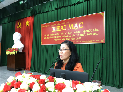 Tỉnh Bà Rịa - Vũng Tàu bồi dưỡng kiến thức QP&AN