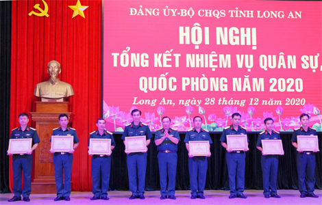 Bộ Chỉ huy quân sự tỉnh Long An tổng kết nhiệm vụ quân sự - quốc phòng năm 2020