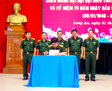 Bộ CHQS tỉnh Long An phát động thi đua cao điểm "Lập công, dâng Đảng"