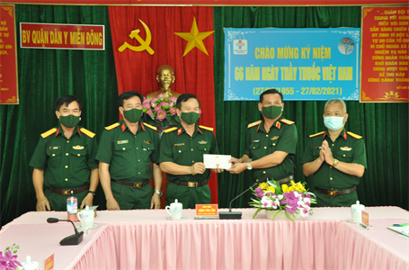 Thiếu tướng Đặng Văn Lẫm chúc mừng Ngày Thầy thuốc Việt Nam (27/2/1955-27/2/2021)