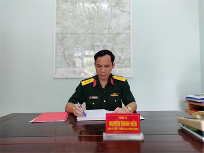 Người cán bộ tận tụy, trách nhiệm trong công việc