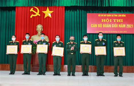 Hội thi cán bộ Đoàn giỏi LLVT tỉnh Lâm Đồng