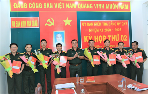 Ngành Kiểm tra Đảng Quân khu "Trung thành vô hạn, giữ vững tính Đảng, công minh, chính xác"