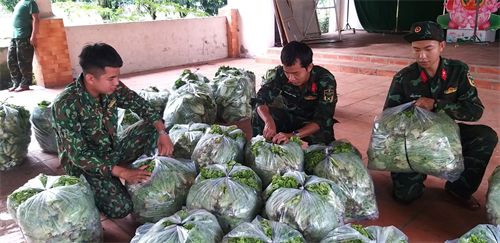Bộ CHQS tỉnh Đồng Nai: Trên 700 triệu đồng tặng quà người dân vùng dịch