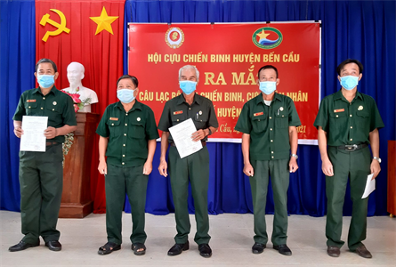 Huyện Bến Cầu, tỉnh Tây Ninh ra mắt Câu lạc bộ cựu chiến binh-cựu quân nhân làm kinh tế