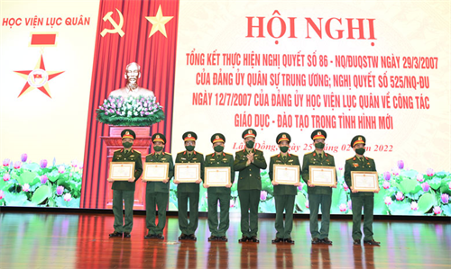 Học viện Lục quân tổng kết công tác giáo dục đào tạo trong tình hình mới