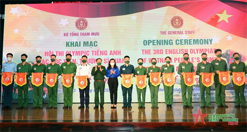 Khai mạc Hội thi Olympic tiếng Anh các nhà trường Quân đội