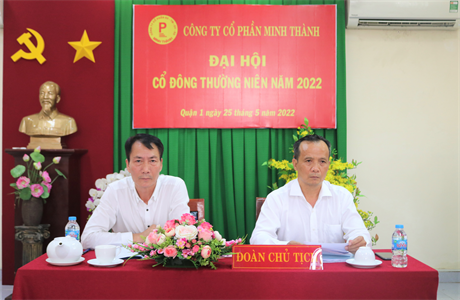 Công ty Cổ phần Minh Thành: Đại hội cổ đông thường niên năm 2022