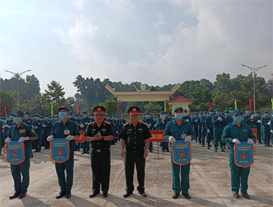 Thành phố Dĩ An, tỉnh Bình Dương: Gần 300 chiến sĩ tham gia Hội thao Trung đội Dân quân cơ động năm 2022