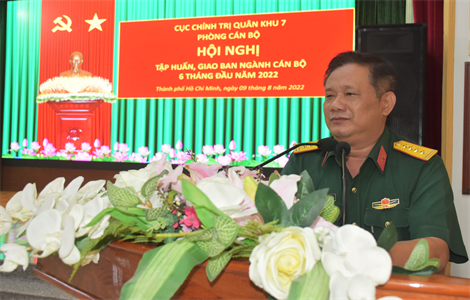 Hội nghị tập huấn Ngành Cán bộ năm 2022