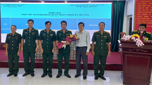 Ban CHQS Quận 1 tổ chức Đại hội quân nhân nhiệm kỳ 2022 - 2024