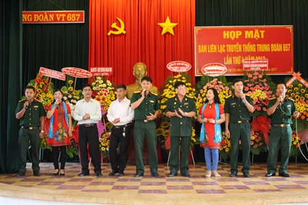 Ban Liên lạc truyền thống Trung đoàn 657: Họp mặt kỷ niệm thành lập Trung đoàn