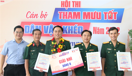 Trung đoàn Gia Định đạt giải cao tại Hội thi Cán bộ “Tham mưu tốt – Dân vận khéo” của TPHCM