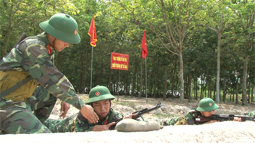 Trung đoàn 6, Bộ CHQS tỉnh Bình Dương tập huấn cán bộ khung huấn luyện chiến sĩ mới năm 2023