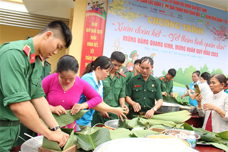 Trường Sĩ quan Lục quân 2: Tổ chức chương trình “Xuân đoàn kết - Tết thắm tình quân dân” tại Tây Ninh