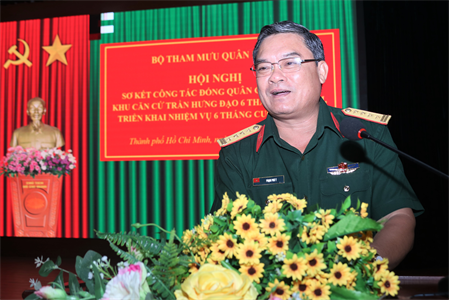 Bộ Tham mưu Quân khu sơ kết công tác đóng quân canh phòng Khu căn cứ Trần Hưng Đạo