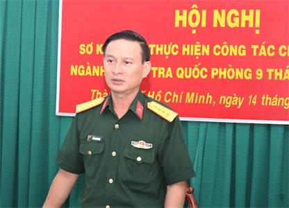 Sơ kết công tác Thanh tra Quốc phòng 9 tháng năm 2023