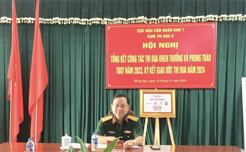 Cụm thi đua II, Cục Hậu cần tổng kết phong trào thi đua quyết thắng