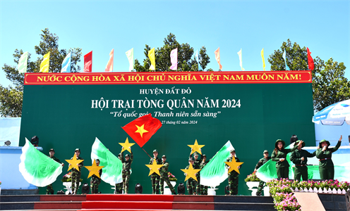 Khai mạc Hội trại tòng quân huyện Đất Đỏ năm 2024