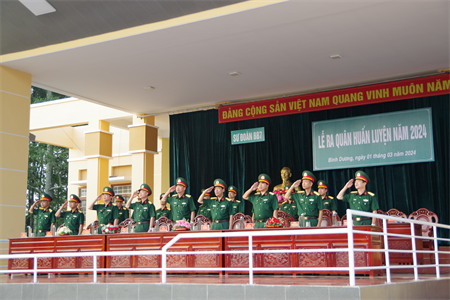 Sư đoàn 7, Quân đoàn 4 tổ chức Lễ ra quân huấn luyện năm 2024