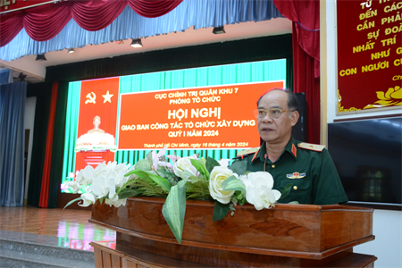 Giao ban công tác tổ chức xây dựng Đảng quý I năm 2024
