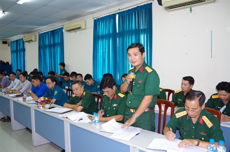 LLVT quận 10 đẩy mạnh học tập và làm theo tư tưởng, đạo đức, phong cách Hồ Chí Minh với xây dựng Đảng bộ TSVM, xây dựng đơn vị VMTD