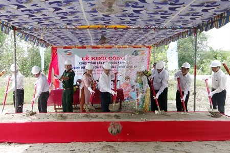 Khởi công xây dựng cầu Kênh Ba Xã