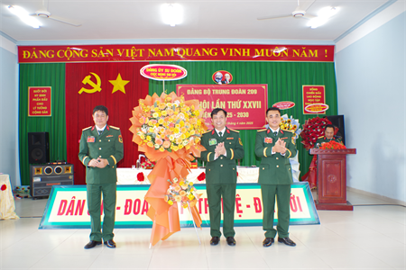 Đảng bộ Trung đoàn 209 tổ chức thành công Đại hội lần thứ XXVII, nhiệm kỳ 2025-2030