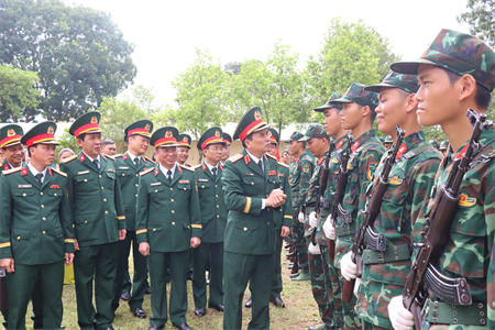 400 chiến sĩ mới tuyên thệ tại Trường Sĩ quan Kỹ thuật Quân sự