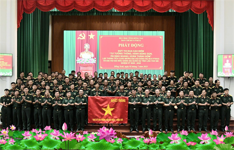 Ban Chỉ huy phòng thủ khu vực 3, Bộ CHQS tỉnh Đồng Nai phát động thi đua cao điểm