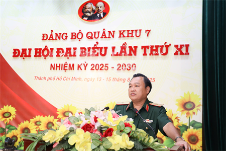 Tổng duyệt chương trình Đại hội đại biểu Đảng bộ Quân khu 7 lần thứ XI, nhiệm kỳ 2025 - 2030