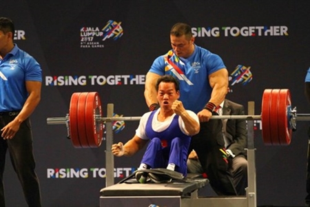ASEAN Para Games 2017: Cử tạ Việt Nam giành 2 HCV, phá sâu 2 kỷ lục