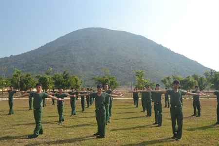 Trường quân sự tỉnh Tây Ninh: Khai giảng huấn luyện chiến sĩ mới