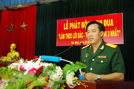 Sư đoàn 5: Phát động thi đua chào mừng kỷ niệm 70 năm Ngày Chủ tịch Hồ Chí Minh ra lời kêu gọi thi đua ái quốc