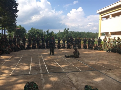 Trung đoàn 88 nâng cao chất lượng huấn luyện thông qua hoạt động cổ động thao trường