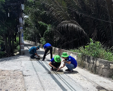 Cụm thi  đua 4, Ban CHQS quận Bình Thạnh, Thành phố Hồ Chí Minh làm công tác dân vận