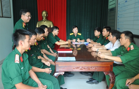 Quân khu 7 kiểm tra thực hiện Quy chế dân chủ ở cơ sở tại Trường Cao đẳng Quân y 2