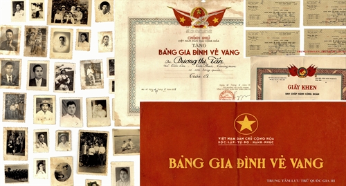 Những kỷ vật trong hồ sơ của cán bộ đi B Trần Văn Á