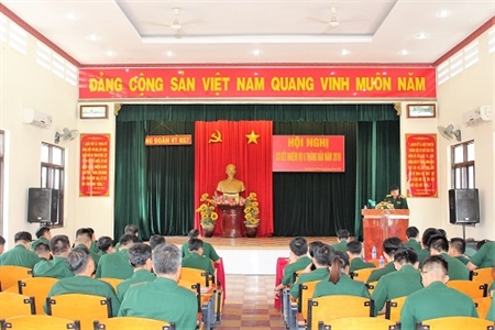 Trung đoàn 657 tổ chức Hội nghị sơ kết nhiệm vụ 6 tháng đầu năm 2019