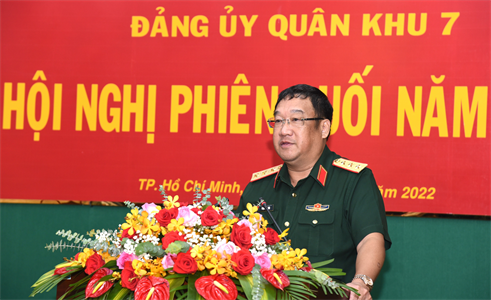 Hội nghị Đảng ủy Quân khu phiên cuối năm 2022