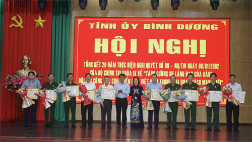 ​Bình Dương tổng kết 20 năm thực hiện Nghị quyết 09 của Bộ Chính trị